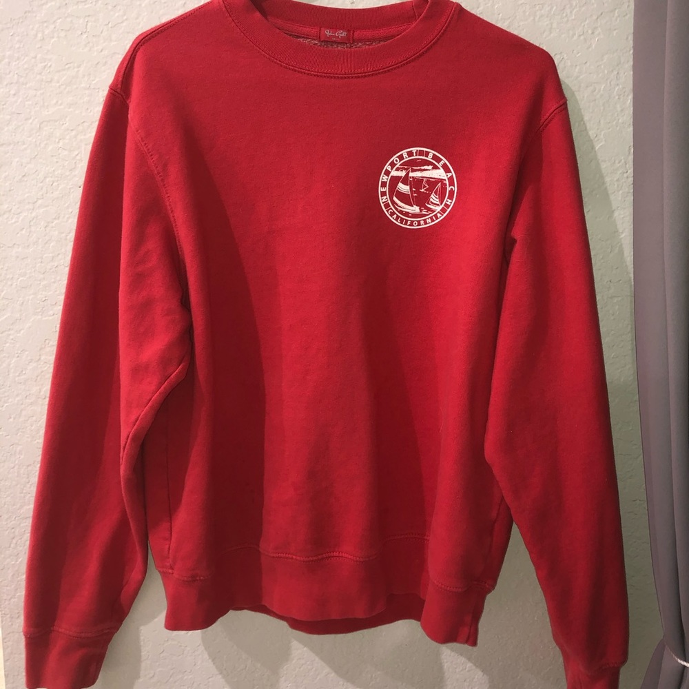 never worn Brandy Melville red crewneck!